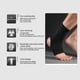 thumbnail image 5 of Qarigey Tobillera de nailon para adultos, soporte de protección portátil elástico para baloncesto, golf, culturismo, accesorios protectores Protección de la piel S/M, 5 of 6