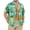 Geometric Pineapple, variant on Men's Hawaiian Shirts Pineapple Printed Short Sleeve Button Down Tropical Shirt Trendy Clothes Daily Wear