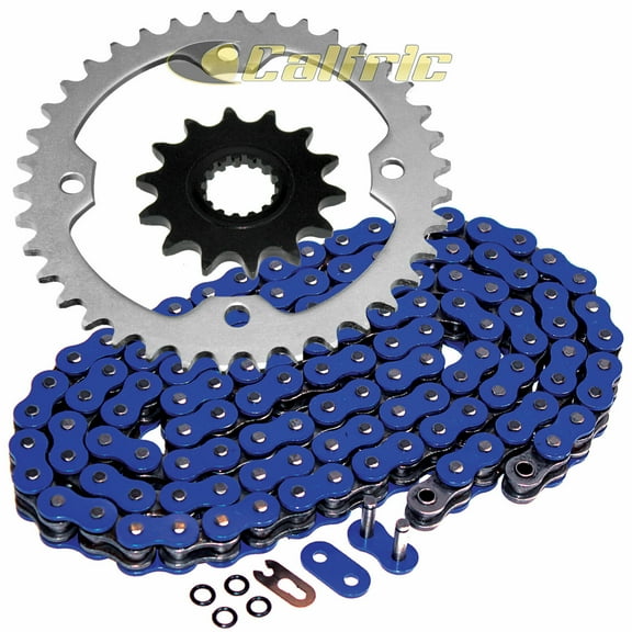 Blue O-Ring Drive Chain & Sprockets Kit for Yamaha YFZ450R YFZ450X 2009-2016