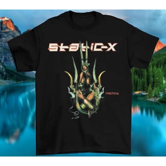 Reprint Rare sTATIC x bLACK bAND t sHIRT sIZE s tO 4xl