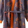 thumbnail image 5 of Jiibva Cotton Kimono Robes With Belt For Men, Jacquard Thin Printed Bathrobe Japanese Robes Pajamas Yukata Belted Robe for Home Casual Wear, 5 of 7