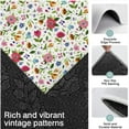 thumbnail image 3 of White Colorful Flower Leaf Pattern Kitchen Rugs Sets Of 3,Kitchen Runner Rugs Non Skid Washable,Decorative Kitchen Floor Mats for Kitchen,Sink,Laundry,17"x30"+ 17"x47" + 17"x59", 3 of 6