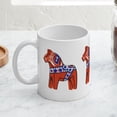 thumbnail image 4 of CafePress - The Swedish Horse Mug - 11 oz Ceramic Mug - Novelty Coffee Tea Cup, 4 of 6