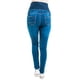 thumbnail image 2 of PANTALON DE MEZCLILLA MATERNIDAD ALMACENES MARIO 3001 AZUL C/PARCHE ALTO, 2 of 3