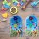 thumbnail image 2 of Juego de mesa de escritorio de tiro de Pinball de dibujos animados para niños, juguete para regalo al azar para niños Hugtrwg Para estrenar, 2 of 7
