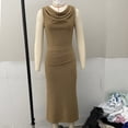 thumbnail image 7 of FRSASU Women's Sequin Prom Long Dresses Sparkly Mermaid Slit formal Cocktail Party Gown Gold, 7 of 7