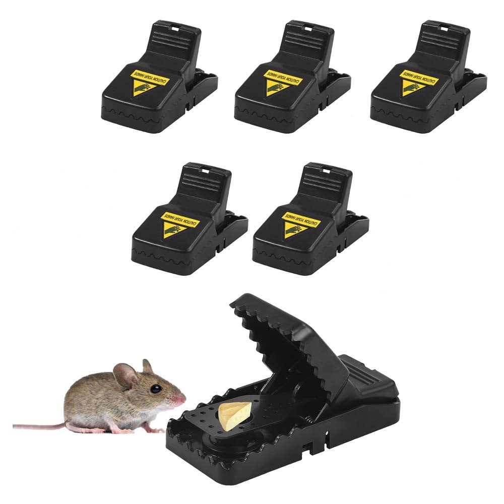 6Pcs Rat Snap Mouse Traps Pest Rodent Mice Control Catch Sensitive Trap Reusable 
