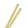 thumbnail image 1 of Tubo redondo de latón H62 de 2 piezas de Uxcell, 3 mm de diámetro exterior, 0.2 mm de grosor, 250 mm de longitud, tubería recta para construcción/mecanizado/manualidades, tubería recta de metal, 1 of 1