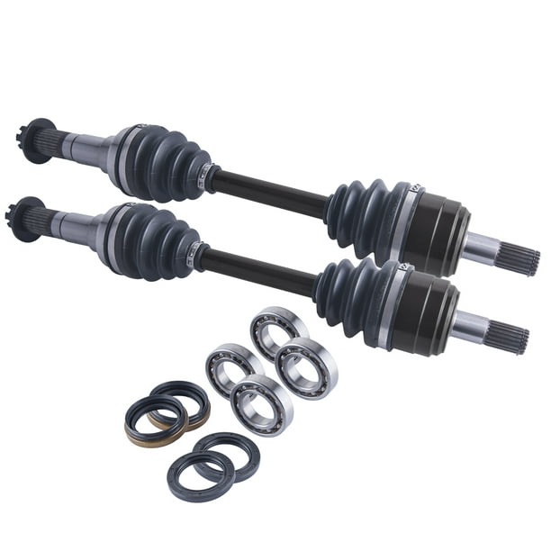 Yamaha Kodiak 400 front cv axles, wheel bearings & seals set 1999