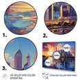 thumbnail image 3 of Designart "Pop Art Singapore I" Singapore Floater Framed Canvas Art Print, 3 of 7