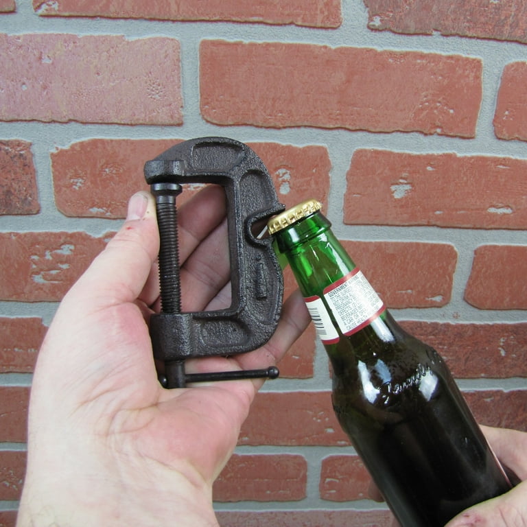 Metal G C Clamp Beer Soda Bottle Opener Rustic Bar Pub Shop Tool Garage Decor Metal G C Clamp Beer Soda Bottle Opener Rustic Bar Pub Shop Tool Garage Decor