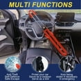 thumbnail image 5 of BiJun Vehicle Steering Wheel Lock, Car Anti-Theft Security Lock with Adjustable Length, Fit for Cars, Trucks, Vans, and SUVs (Red), 5 of 7