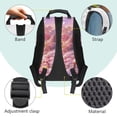 thumbnail image 4 of Pzuqiu Candy Axolotl 17 Inch Custom Backpacks with Name School Backpack for Kids Girls Shoulder Bookbags Personalized Schoolbag with Adjustable Shoulder Strap for Age 6-18, 4 of 7