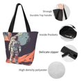 thumbnail image 4 of Easygdp Astronaut With American Flag Bolso de Hombro para Mujer, Bolso Bandolera y Cartera de Mano Elegante para Uso Diario, 4 of 6