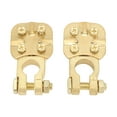 thumbnail image 2 of Top Post Battery Terminals Clamp Set, Brass Battery Terminal Connector Excellent Electrical Conductivity  For Trucks, 2 of 8