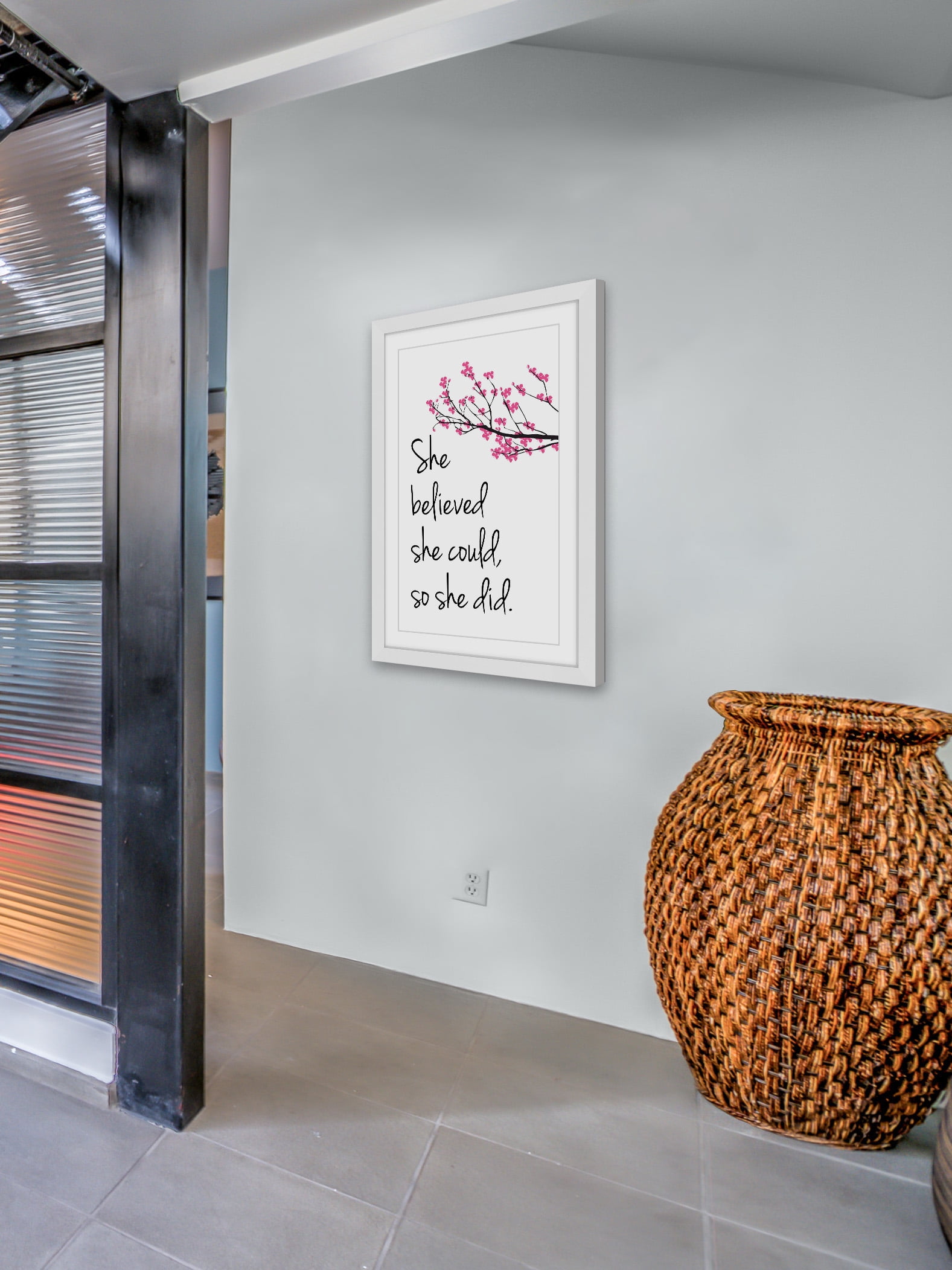 "She Believed" Framed Painting Print