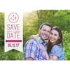 Hearts and Stars Standard Save the Date