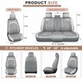 thumbnail image 7 of WRWolf Gladiator Seat Covers Car Seat Cover Full Set for Jeep Gladiator 2020-2024,Seat Covers for Cars,Automotive Seat Covers for SUV(Black), 7 of 7