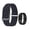 Black, variant on Thin Comfortable Fitness Bangle Highlighting Silicone Strap Call Alerts and Lens Control Functions
