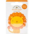 thumbnail image 2 of Doodlebug Doodle-Pops 3D Stickers -At The Zoo Leo Lion, 2 of 2