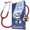 Red, variant on OTICA Dual Head Stainless Steel Stethoscope for Nurses, Medical Students and EMTs - Celestiac - Red