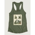 thumbnail image 3 of Heron And Crane Ii Racerback Tank Women -Sydenham Edwards Designs, Female Small, 3 of 4