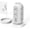 White, variant on Grey Tower Surge Protector Power Strip 5FT Retractable Cord 11 Outlets USB A USB C