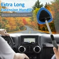 thumbnail image 5 of JUNWELL Windshield Cleaner Microfiber Car Window Cleaner with 4 Reusable and Washable Pads Extendable Handle and Spray Bottle Auto Interior Exterior Glass Wiper Car Window Cleaning Tool K, 5 of 11