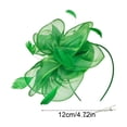 thumbnail image 4 of Sentmoon Chapeaux Fascinators pour Femmes Chapeaux de Fête du Thé pour Femmes Chapeau Fleur Rubans en Maille Plumes sur un Bandeau et une Pince Couvre-Chef de Fête du Thé pour Filles et Femmes, 4 of 7