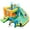 A-Multi-color, variant on Spaco Inflatable Water Slide Blowup Bounce House, Bounce House with Dual Slides and Splash Pool Without Blower, Inflatable Water Park for Kids, Multi-color