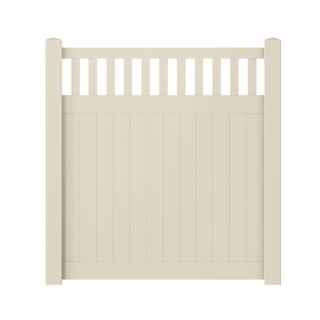 Vinyl Privacy Fence Panel Kit - White