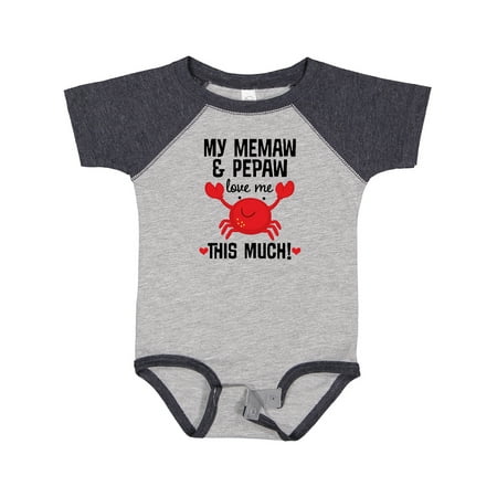 

Inktastic Memaw and Pepaw Love Me Boys or Girls Baby Bodysuit