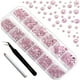 thumbnail image 2 of Set de diamantes de imitación BEADSLAND para maquillaje, uñas y manualidades, color rosa, 2500 unida, 2 of 7