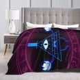 thumbnail image 5 of Bill Cipher Cartoon Fleece Blanket for Boys Girls Kids, Ultra Soft Cozy Warm Flannel Throw Blankets, Lightweight Plush Blanket Gifts for Bed Sofa Living Room Couch Home Decor, 5 of 7
