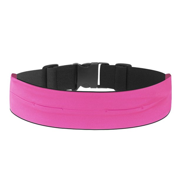 Cinturón para correr maratón, montañismo, velcro, bolsa para teléfono móvil, cremallera invisible, riñonera deportiva multifuncional