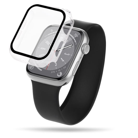 Case-Mate Apple Watch Series 4-6/SE Tough Bumper Case with Integrated Screen Protector - 44mm Clear