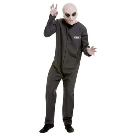 Gray Area 51 Hazmat Suit Men Adult Halloween Costume -