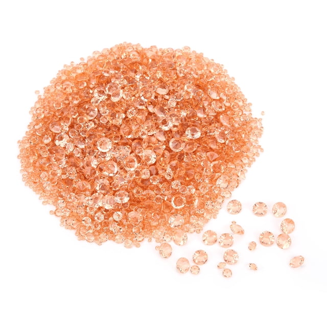Acrylic Drill, Practical Beautiful No Smell Acrylic Beads For Wedding Table For Decorations For Party Table For DIY Jewelry Rose Gold