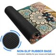 thumbnail image 6 of Long Mouse Pads for Desk,Vintage Pioneer Flower Collage Desk Mats on Top Of Desks, Desk Mouse Pad Extra Large with 3mm Non-Slip Base and Stitched Edge for Gaming,Office,Work,Home 47.3"x23.6", 6 of 6