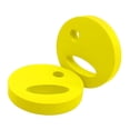 thumbnail image 2 of 2 discos de ejercicio acuático para piscina, resistencia, fitness, flotabilidad, fácil agarre, equipo aeróbico, disco de natación de mano para niños y Amarillo, 2 of 8