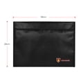 thumbnail image 1 of Document Fireproof Document Bag Silicone Coated Fire Resistant Money File Folder Holder Organizer Safe Storage for Office Home Bank Cards Passport Valuables Jewlry Cash, 1 of 6