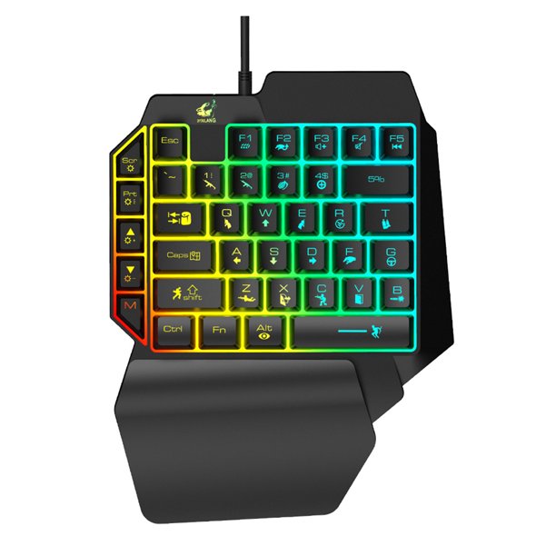 K15 Gaming Keypad Single Hand Mechanical Glowing Gaming Keyboard 39 Programmable Keys Colorful Backlight Walmart Com Walmart Com - fn f3 office roblox