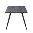 thumbnail image 4 of Milan Henry 59" Contemporary Steel and MDF Wood Dining Table in Gray/Black, 4 of 5