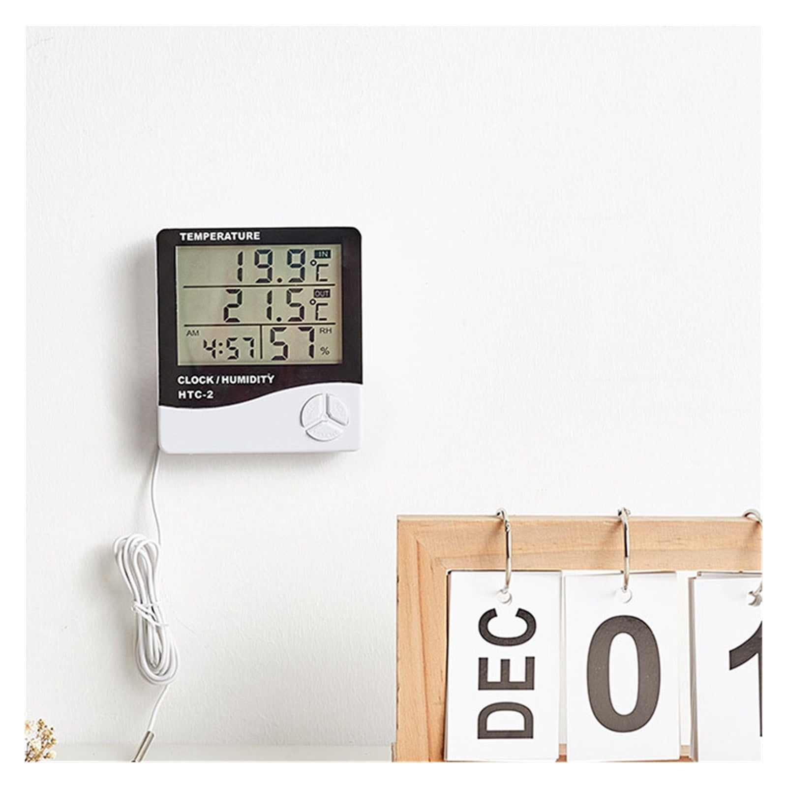LCD Digital Temperature Humidity Meter -2 Home Indoor Outdoor hygrometer thermometer ,Fast Response