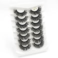 thumbnail image 3 of 14 piezas de pestañas postizas cómodas para extensiones de pestañas, maquillaje diario C, 3 of 9