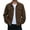 Brown, variant on ELESOL Men's Cotton Denim Jacket Lightweight Trucker Jackets Casual Washed Jean Jacket