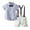 Blue, variant on Mercatoo Summer Baby Boy Clothes Baby Boy Clothes Gentleman Bow Tie Stripe T-Shirt Tops Suspender Shorts Outfits