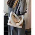 thumbnail image 3 of Kukuzhu Canvas Hobo Bag for Women Large Crossbody Shoulder Bag Handbag Totes Versatile Purse Commuting Satchele, 3 of 7