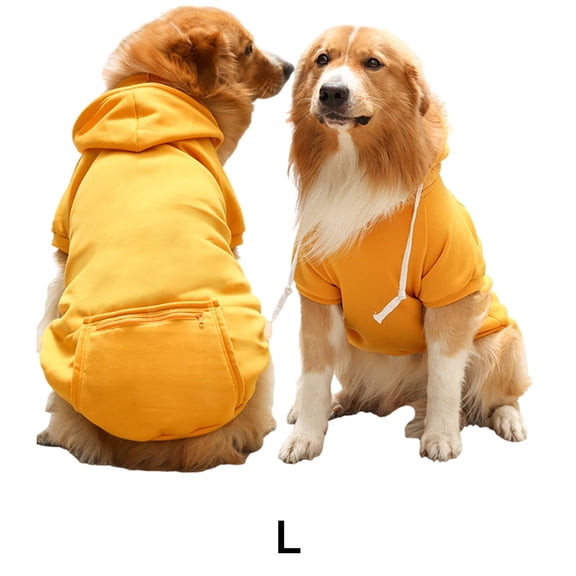 GASTROPOD Dog Clothes,Comfortable Fit Dog Jacket,Active Pets Dog Accessories,Yellow,L