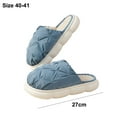 thumbnail image 2 of Zapatillas de casa para hombre Slip Zapatillas cálidas de invierno Zapatos para interiores y exteriores, 2 of 5